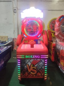 Machine de jeu d'arcade Thunder Boxing Champion à monnayeur, lumières clignotantes, interface en anglais, prise universelle, pour salles de jeux, garantie 1 an - Product Image 6