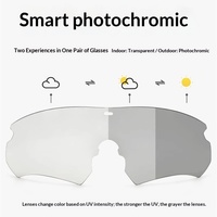 Gafas Protectoras con Lentes de PC de 2.0mm, Gafas Tácticas para Exteriores, Gafas de Tiro CS, Gafas Deportivas Polarizadas con Cambio de Color para Ciclismo
