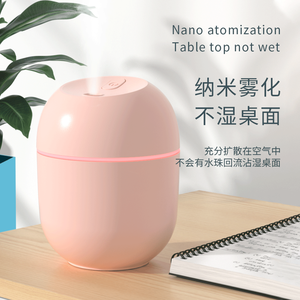 Mini umidificador USB portátil, umidificador de névoa fria, ultra silencioso, pequeno, para quarto, escritório, carro, viagens - Product Image 5