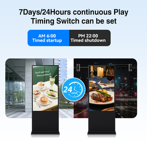 Smrat 4k đầy đủ màu sắc tương tác kỹ thuật số dignage đứng sàn hiển thị cho doanh nghiệp trong nhà Màn hình LCD màn hình cảm ứng - Product Image 6