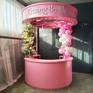 Usine Pice personnalisé extérieur détachable Photo <span class=keywords><strong>Booth</strong></span> décor mariage baiser cabine pour la décoration - Product Image 2