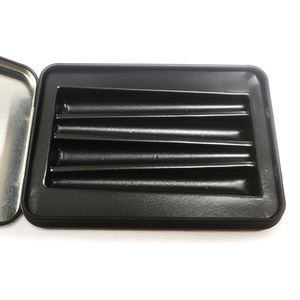 Boîte en métal personnalisée, résistante aux enfants, rectangulaire, mini-boîte à cigarettes, boîte en métal CR à l'épreuve des enfants, boîte à épices avec support inférieur - Product Image 5