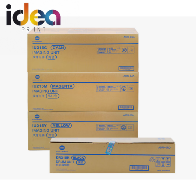Original DR215 Drum Unit IU215(CYM) Imaging Unit for Use in Konica Minolta Bizhub C226 / C266 Copier