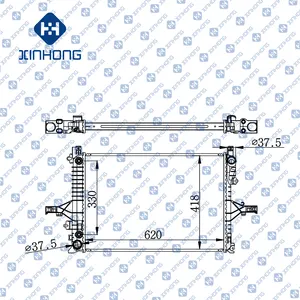 Fabbrica di vendita calda genuina pezzi di ricambio di alta qualità radiatore OE 8601433/8601564