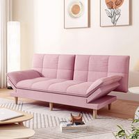 Canapé-lit futon moderne de haute qualité 2026, capitonné, avec mousse à mémoire de forme réglable, ensemble de chambre à coucher pliable à bas prix, salon, salle à manger
