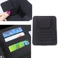 Organisateur de pare-soleil de voiture multi-poches, pochette de rangement intérieure pour voiture, porte-stylo, porte-documents, accessoires automobiles