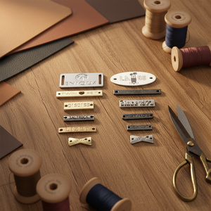 Etiquetas de Metal Personalizadas para Ropa Casual y Formal, Suministro de Fábrica a Bajo Precio, Compatible con Pedidos al por Menor y al por Mayor - Product Image 2