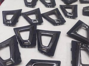 Intérieur en carbone pour <span class=keywords><strong>BMW</strong></span> M4 F82 F83 M3 F80, garniture intérieure en fibre de carbone, garniture de la console de vitesses, type de remplacement pour modèles LHD - Product Image 5