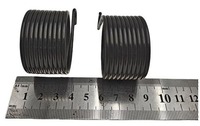 Ressort de torsion double personnalisé, revêtement oxyde noir, ressort de rappel à double bobine pour démarreur à pied de moto