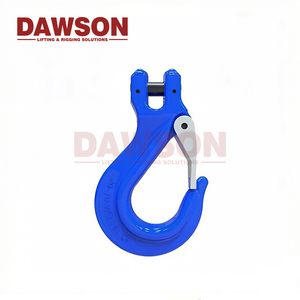DAWSON DS1019 G100 Crochet de préhension à étrier en acier allié forgé à froid avec loquet moulé, robuste pour levage, remorquage et sécurisation de cargaison - Product Image 1
