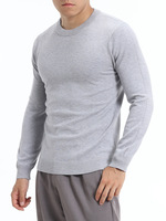 Pull en cachemire à col rond pour homme sur mesure