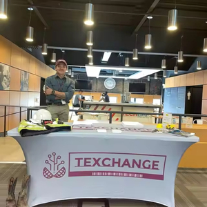 Individuell Bedruckte Wirtschaftliche Tischdecke mit Wärmeübertragung für Messeausstellungen - Product Image 5