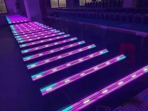 אור בר מירוץ על ידי שלט ו-Dmx Led מכונת כביסה אורות Led שלב אור Rgb 1296*0.3 W RGBW 200W