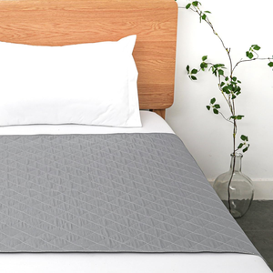Customized Washable Incontinence Bed Pads Leak Guard Waterproof Reusable <strong>Diapers</strong>/Nappies Pee Pad for <strong>Adult</strong> Grey - Product Image 3