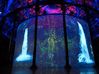 Grand écran de Projection de scène holographique 3D