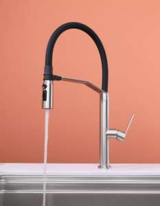 Robinet de cuisine en acier inoxydable écologique à aspiration magnétique, robinet extractible, robinet mélangeur d'eau pour évier commercial - Product Image 6