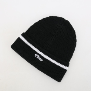Biểu Tượng Tùy Chỉnh Len Beanie Thể Thao Phong Cách Màu Đen Dệt Kim Skull Cap Với Thêu Mohair Còng Hat In Mô Hình Thiết Kế Tính Năng - Product Image 2