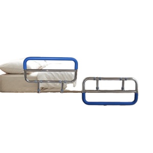 Barandilla Plegable de Acero Inoxidable con Textura de Madera para Cama de Hospital, Asistencia para Levantarse, Venta al por Mayor - Product Image 3