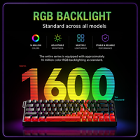 Clavier filaire AULA WIN60 HE à 61 touches à effet Hall magnétique, 8KHz, RT 0,01mm, RGB, plaque métallique PBT, Hot-Swap, 60%, pour le gaming