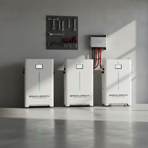 Batería de Almacenamiento Doméstico BasenGreen Split de 16 kWh LiFePO4, Montada en Pared, 51.2V 314Ah, Sistema de Energía Solar, Certificación CE TUV, Envío Gratuito - Product Image 1