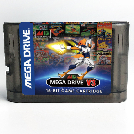KY Technology MD V3 Pro Updated 1200 1 Game Cartridge 8GB microSD RoHS Certified for USA/Japan/European for GENESIS MegaDrive