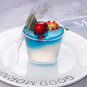 <span class=keywords><strong>Vasos</strong></span> de chupito desechables de 150ml con logotipo personalizado, <span class=keywords><strong>vasos</strong></span> de plástico duro para anillo de boda, chupitos, helado, comida, postre, yogur, servir pasteles - Product Image 2