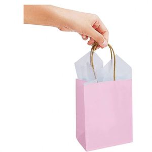 Mini <b>Small</b> Paper <b>Gift</b> Bags with Handles for Birthday Wedding Party Favors Shopping Retail Multi-functional <b>Gift</b> Paper Bag - Product Image 5