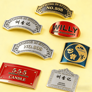 Étiquette Métallique Personnalisée en Or 3D Rond Gaufré Auto-Adhésif, Sceau de Cire de Marque, Autocollant Logo 3D Gonflé Personnalisé pour Parfum - Product Image 1