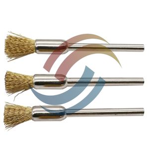 <span class=keywords><strong>Mini</strong></span> outil rotatif en cuivre à tige de 3mm, fil d'acier, <span class=keywords><strong>perceuse</strong></span> <span class=keywords><strong>Dremel</strong></span>, meule de polissage, brosse en forme de T Accessoires OEM MERACLY KC0893 - Product Image 6