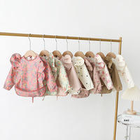 Bavoirs pour bébé à manches longues certifiés CPC CE OEKO-TEX, antibactériens, écologiques, imperméables, lavables en machine, couvrance totale