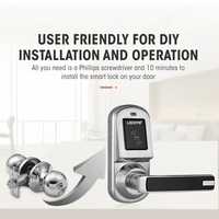 Cerradura Inteligente para Hotel y Motel Locstar, Duradera, Antirrobo, Pulida, de Alta Calidad, Popular, con Tarjeta Inteligente, Sistema MF Offline