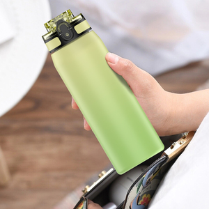 2024 Gradient Color Powder Coated 1000ml Water Bottle Custom Double Insulation Direct Drinking Cap One Stainless Steel Tumbler - Product Image 4