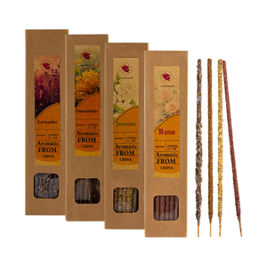 Millefiori Incenso Tradizionale Floreale - Bastoncini Profuma Ambiente, Aroma Delicato, 10 Pezzi (20g)