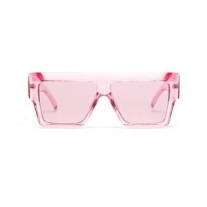 2020 de moda rosa claro lente tonos gafas sobredimensionado cuadrado gafas de sol para mujer gafas de sol - Product Image 1