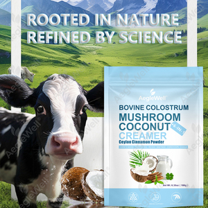 Натуральный бычий молозев + грибной комплекс в кокосовой пудре под собственной торговой маркой (OEM) для плавного прилива энергии и восстановления - Product Image 4