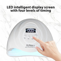 Lámpara UV para Uñas ZHIJIA de 120W y 36 LED, Modelo BM-3, Secado Rápido, Portátil, para Uso Doméstico, Luz LED para Esmalte de Gel, Directo de Fábrica