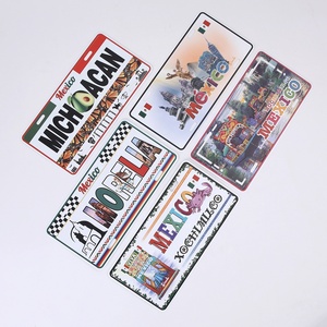 Recuerdos de México, Placa de Matrícula Personalizada, Tamaño 30*15cm, Placa de Coche de Aluminio, Diseño Decorativo - Product Image 6