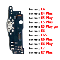 Connecteur de Port de charge de remplacement Flex pour Moto E7 E6S E4 E6 Plus E5 Go E2020 G Play Stylus One Action Fusion Plus Power Hyper
