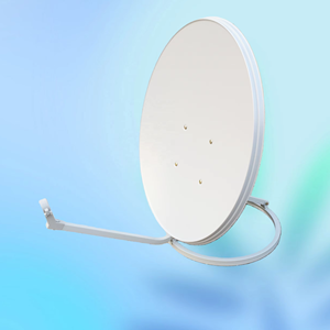 10年 + 耐錆性Kuバンド60x 65cm耐久性のある屋外スチール衛星皿テレビアンテナ - Product Image 1