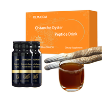 OEM ODM Liquide Oral Naturel de Cistanche et d'Huître de Haute Qualité, Force Maximale, Amélioration Masculine, Boost d'Énergie et d'Endurance pour Hommes
