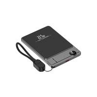 Banco de Energía Inalámbrico Magnético 2 en 1, 5000 mAh, Carga Rápida de 20 W, Portátil con Pantalla LED y Soporte para Uso en Exteriores