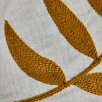 Housse de coussin décorative douce brodée feuille de palmier Monstera style nordique pour canapé