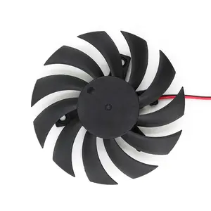 CoolCox 8010 çerçevesiz fan, boyut D74x11mm için uygun GPU soğutucu