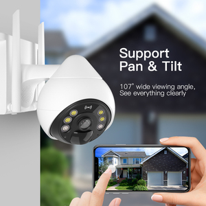 Caméra <span class=keywords><strong>IP</strong></span> solaire PTZ extérieure 4G avec carte SIM, vision nocturne, application O-KAM Pro, pour la sécurité domestique, enregistrement <span class=keywords><strong>cloud</strong></span> - Nouveauté usine - Product Image 6