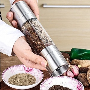 Máy Xay Muối Và Hạt Tiêu Bằng Thép Không Gỉ, Máy Xay Hạt Tiêu Bằng Thép Không Gỉ Có Thể Điều Chỉnh 2 Trong 1 - Product Image 5