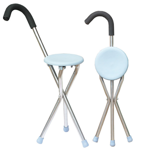 Bastón Plegable de 3 Patas con Asiento, Ligero, de Acero Inoxidable, Tipo Trípode, <span class=keywords><strong>para</strong></span> Personas Mayores - Product Image 3