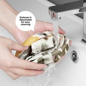Pulvergefüllte Quadratische Kieselgur-Matte Diatomeenerde-Duschraum-Fußmatte mit Cartoon-Muster Saugfähig Schnelltrocknend Weiche Polsterung - Product Image 4