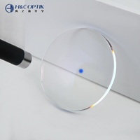Lentilles Optiques du Fabricant 1.67 Anti-Lumière Bleue Photochromiques SHMC Lentilles Optiques en Stock MR-7 Diamètre 75mm Lentille Optique Anti-Rayons Bleus