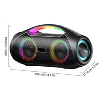 Machine de karaoké 80W Peak, enceinte portable sans fil, son stéréo puissant, basses profondes, utilisation en extérieur, batterie, microphone sans fil inclus.