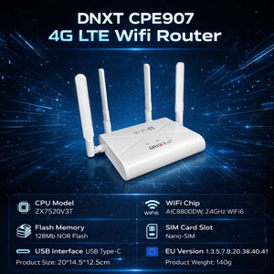 Routeur WiFi6 DNXT 300 Mbps, routeur 4G avec <span class=keywords><strong>carte</strong></span> SIM, WAN/LAN, Wifi, <span class=keywords><strong>carte</strong></span> SIM, mode AP USB, type-C, routeur avec <span class=keywords><strong>carte</strong></span> SIM, usage domestique - Product Image 2